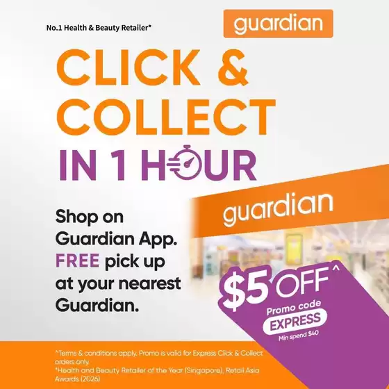 Guardian catalogue in Singapore | Our best offers for you | 2026-10-16T00:00:00.000Z - 2026-10-30T00:00:00.000Z
