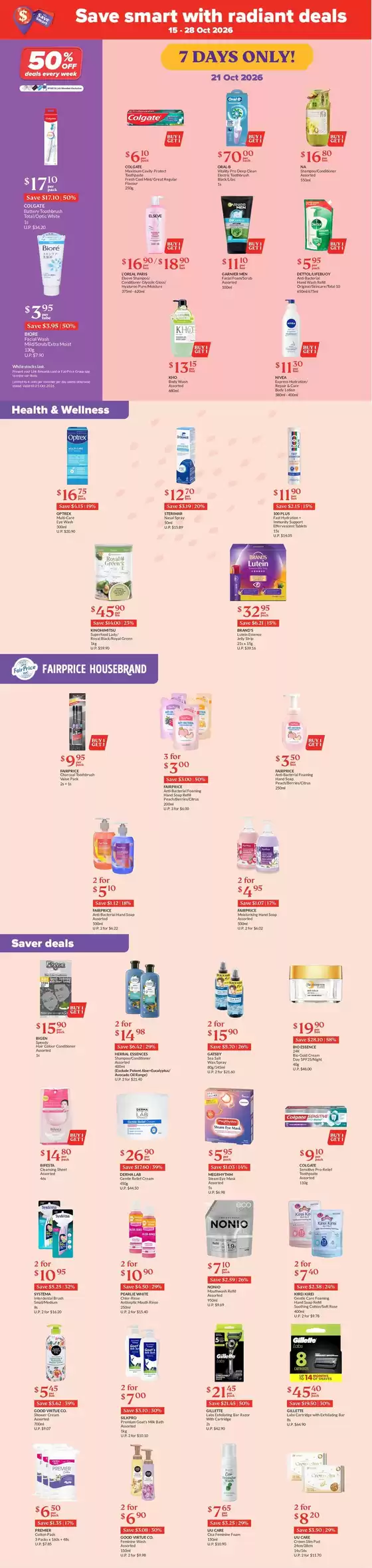 FairPrice catalogue | Save Smart with Radiant Deals | 2026-10-15T00:00:00.000Z - 2026-10-28T00:00:00.000Z