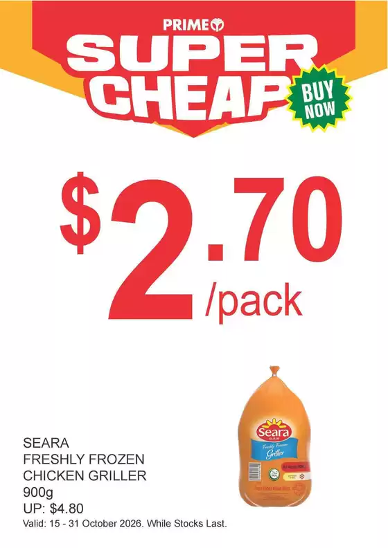 Prime Supermarket catalogue | Wide range of offers | 2026-10-15T00:00:00.000Z - 2026-10-31T00:00:00.000Z