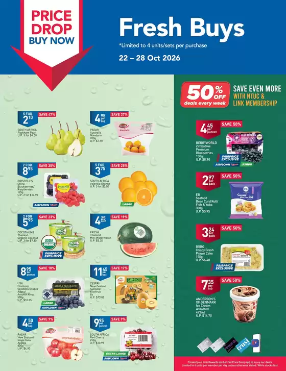 FairPrice catalogue | Price Drop Buy Now - Fresh Buys | 2026-10-22T00:00:00.000Z - 2026-10-28T00:00:00.000Z