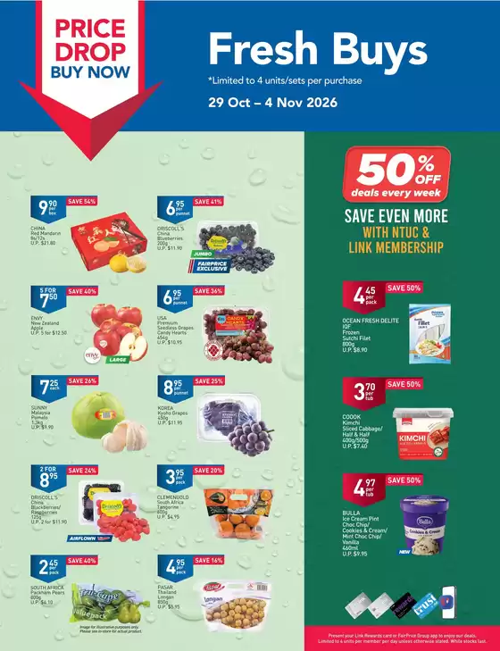FairPrice catalogue | Price Drop Buy Now - Fresh Buys | 2026-10-29T00:00:00.000Z - 2026-11-04T00:00:00.000Z