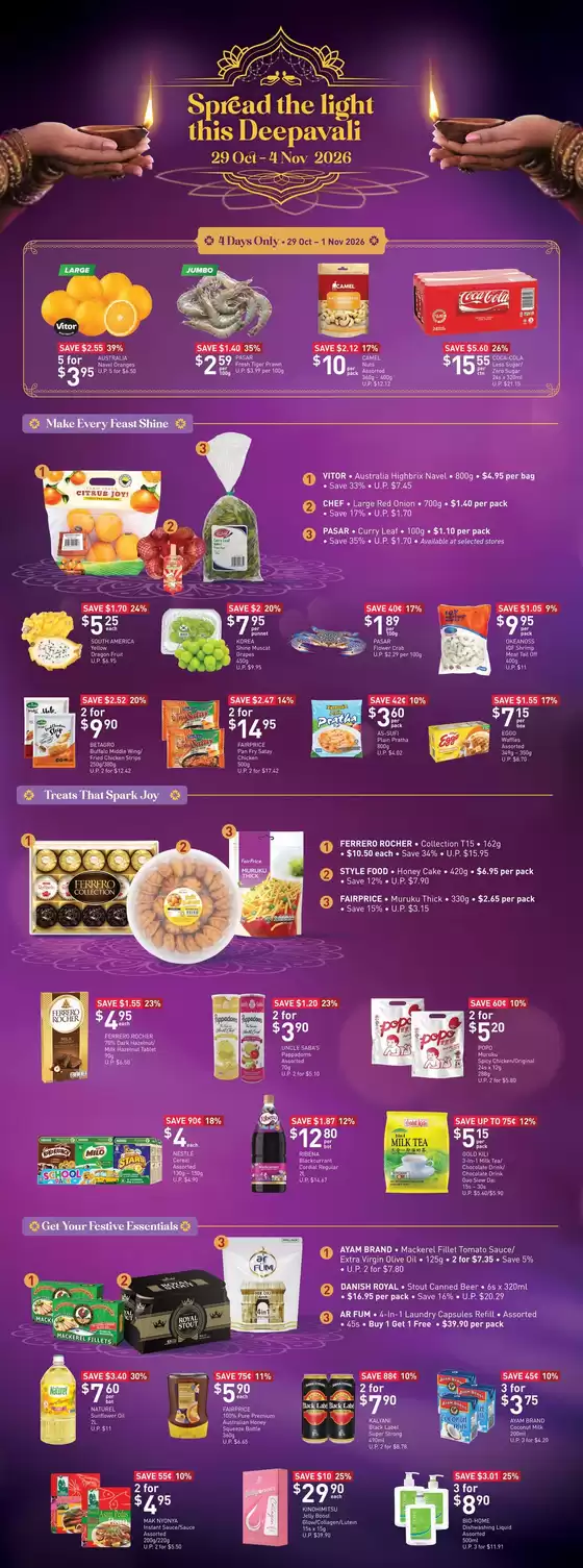 FairPrice catalogue | Spread The Light This Deepavali | 2026-10-29T00:00:00.000Z - 2026-11-04T00:00:00.000Z