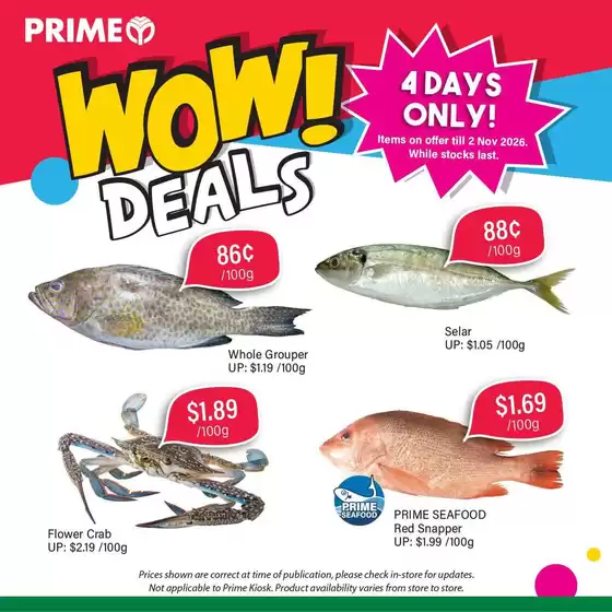 Prime Supermarket catalogue | Special offers for you | 2026-10-30T00:00:00.000Z - 2026-11-02T00:00:00.000Z