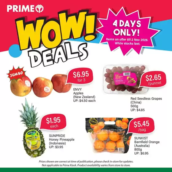 Prime Supermarket catalogue | Exclusive deals and bargains | 2026-10-30T00:00:00.000Z - 2026-11-02T00:00:00.000Z